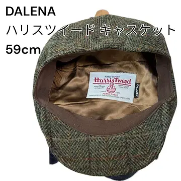 DALENA 다레나 해리스 트위드 헌팅 헌팅 캡 59cm