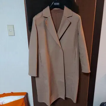 la - f 라 에프 베이지 체스터 코트