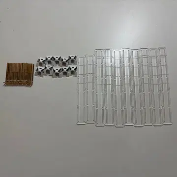KATO N게이지 LED 실내등 클리어 전구색 10량분 세트