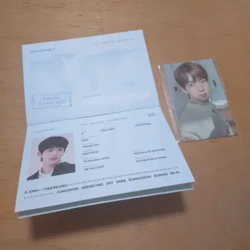 enhypen en-connect 희승 여권