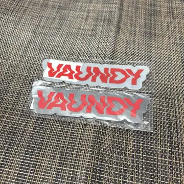 Vaundy 스티커 빨간색 x 실버 빨간색 x 화이트 2장