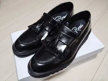미사용품 스테파노 로시 태슬 로퍼 블랙 28cm