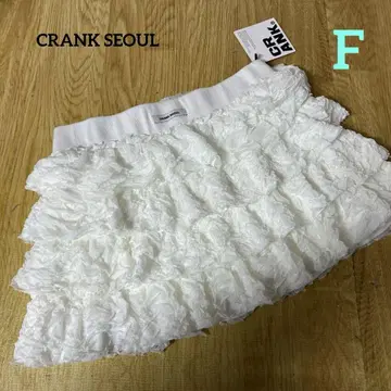B360 CRANK SEOUL 미니 스커트 화이트