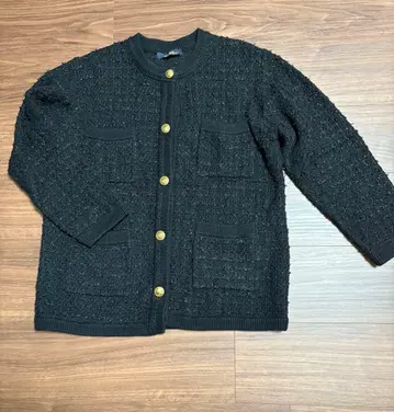 저널 스탠다드 리룸 TWEEDY 니트 자켓 블랙
