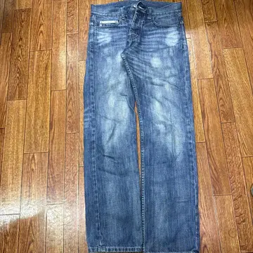 아르마니 익스체인지 스트레이트 데님 다크 블루