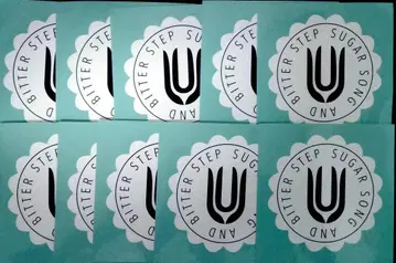 슈가송과 비터스텝 스티커 10장 세트
