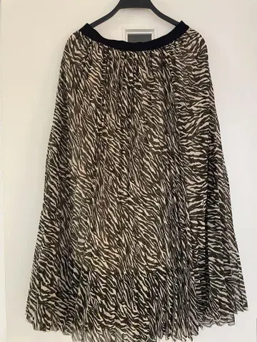 B:MING 제브라 패턴 플리츠 스커트 M