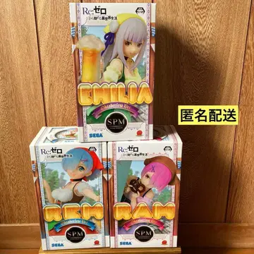 리제로 슈퍼 프리미엄 피규어 SPM 에밀리아, 라무, 렘