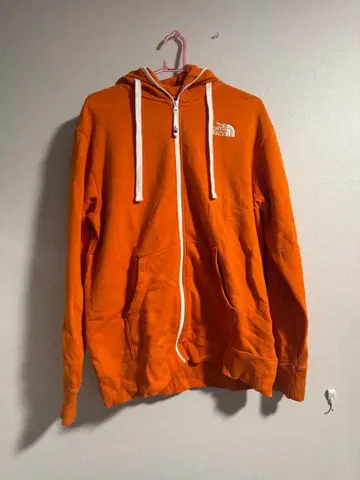 THE NORTH FACE 오렌지 후드티 L 사이즈