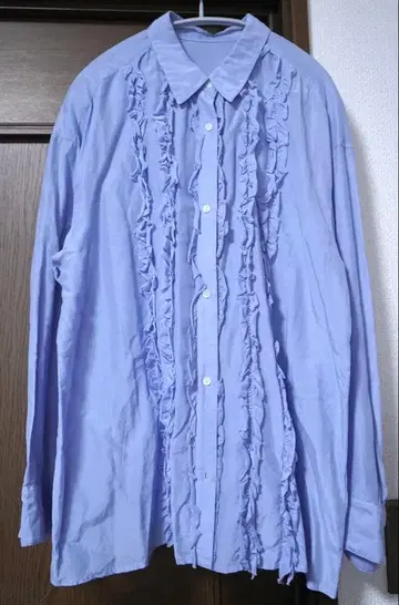 Spick & Span 프릴 긴팔 셔츠
