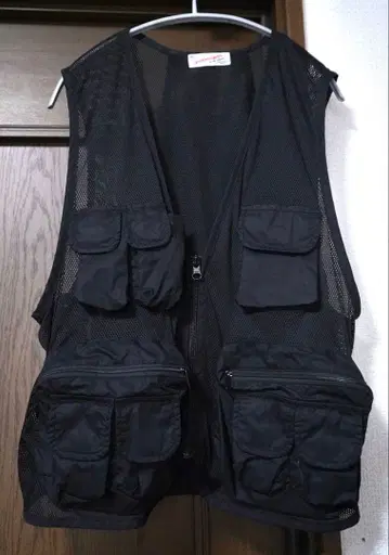 Spick & Span 메쉬 베스트 블랙
