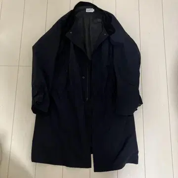 STILL BY HAND: 별주 빅 실루엣 나일론 밀리터리 코트