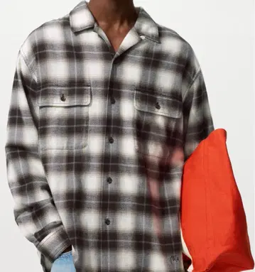 유니클로 JW ANDERSON 브러쉬드 코튼 오버사이즈 셔츠 XL