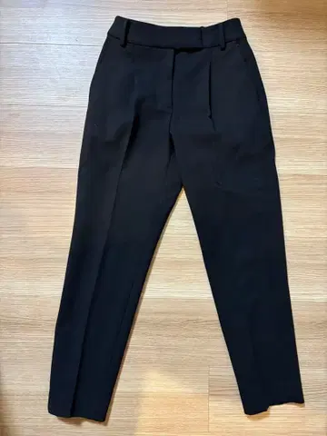 PLST 블랙 테이퍼드 팬츠 XS