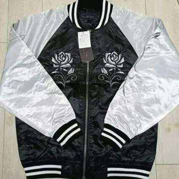 스카잔(블랙 실버)! 화이트 장미! 장미 M 사이즈