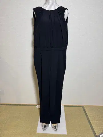 [ MANGO ] 블랙 올인원 팬츠 사이즈 S
