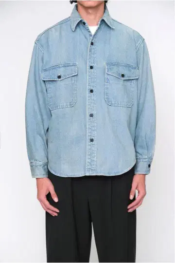 A.PRESSE Vintage Denim CPO Shirt