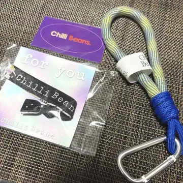 Chilli Beans 굿즈 각종 로프 카라비너 스티커 리본 밴딩