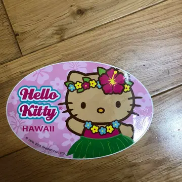 헬로키티 하와이풍 훌라 댄스 스티커
