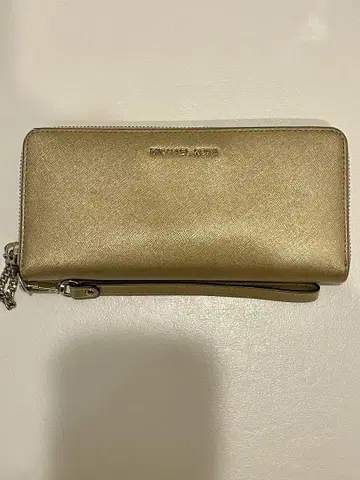 MICHAEL KORS 골드 장지갑