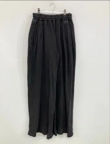 [ CALLNE ] 2 tuck Cutoff Sweat Slacks