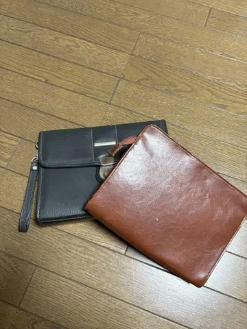 가죽 클러치백 2세트