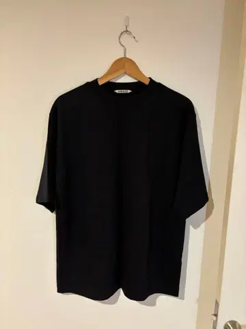 AURALEE 오라리 T셔츠 4 블랙