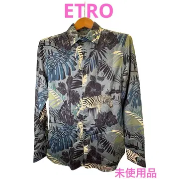 ETRO 트로피컬 패턴 긴팔 셔츠