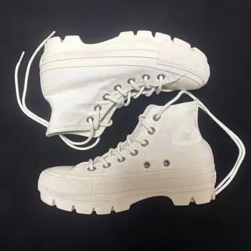 CONVERSE 통굽 올스타 화이트 하이컷