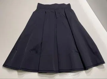 폭시 뉴욕 네이비 플레어 스커트 새상품급