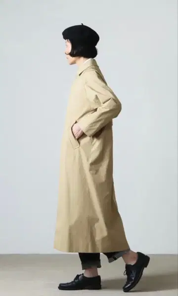 YA ECA 스텐카라 코트 롱 카키 사이즈 5
