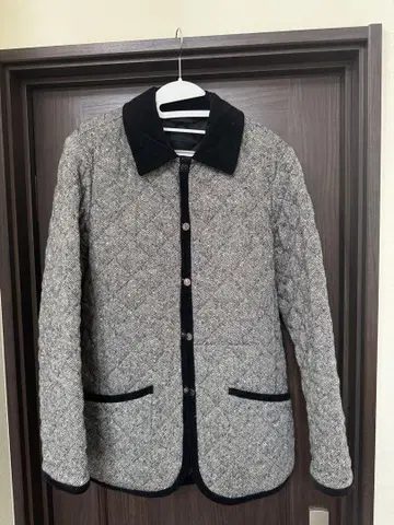 UNITED ARROWS 그레이 퀼팅 자켓