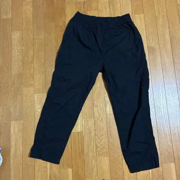 ALPHA 블랙 와이드 팬츠