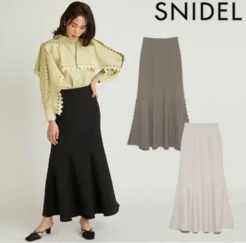 스나이델 SNIDEL 22spring 사이드 슬릿 머메이드 스커트