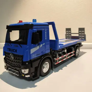 1/32 플랫 베드 트럭 전동 꽃놀이대 경적 라이트 새상품 미니카