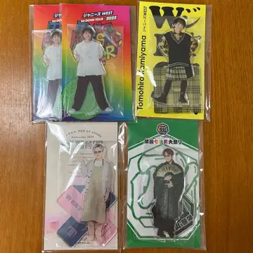 WEST. 카미야마 토모히로 아크릴 스탠드 5개 세트