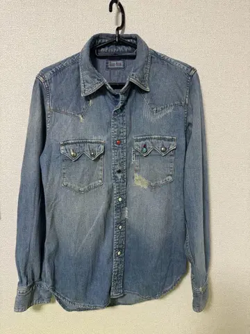 새상품급 BlueBlue 데님 셔츠 사이즈 1