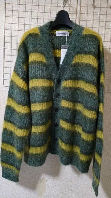 DISCOVERED / 모헤어 보더 빅 실루엣 가디건 /