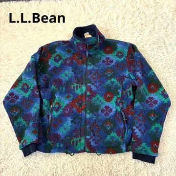 LLBean 엘엘빈 네이티브 패턴 플리스 보아 자켓 구제 의류