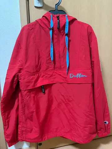 Champion Duluth 빨간색 풀오버 자켓