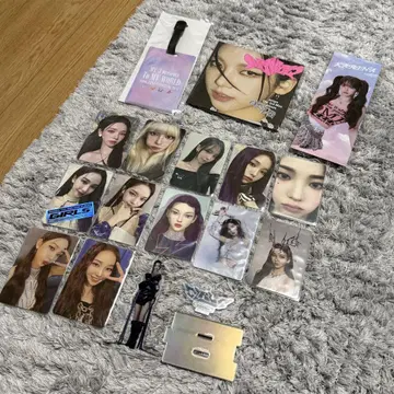 aespa 카리나 트레이딩 카드 아크릴 스탠드 세트
