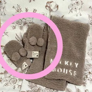 [ 새상품급 ] 디즈니 폼폼 포함 보아 장갑 베이지
