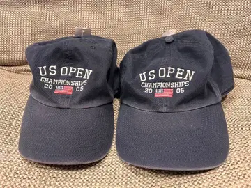 [ 2세트 ] US OPEN 2005 네이비 캡 Canon 로고
