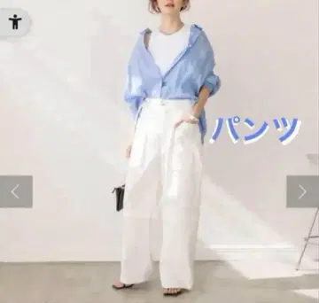 리브 드와 벨티드 카고 와이드 팬츠