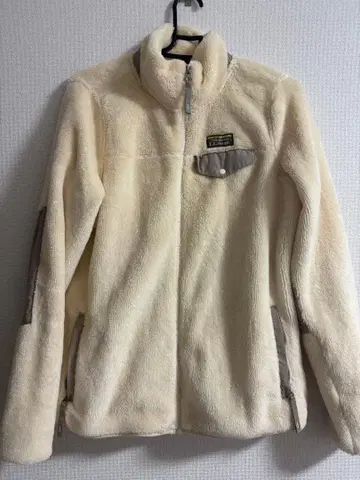 새상품급 엘엘빈 플리스 보아 아우터 크림 S사이즈