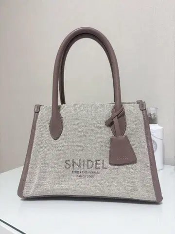 SNIDEL 에코 캔버스 백