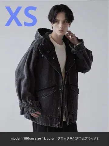 [CLEL] 밀리터리 디자인 마운틴 파카 블랙 계열 1 XS