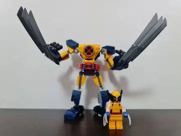 레고 슈퍼 히어로즈 울버린 메카 수트 76202 박스 있음