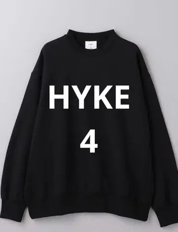 HYKE 맨투맨 블랙