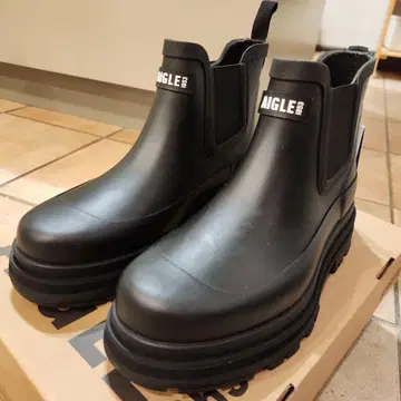 AIGLE 블랙 숏부츠 미사용품 사이즈 38